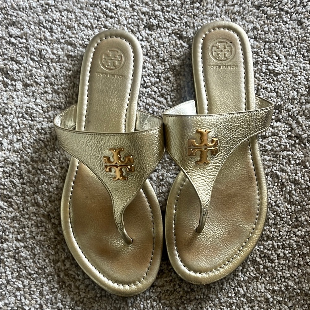 Tory Burch Gold Sandals